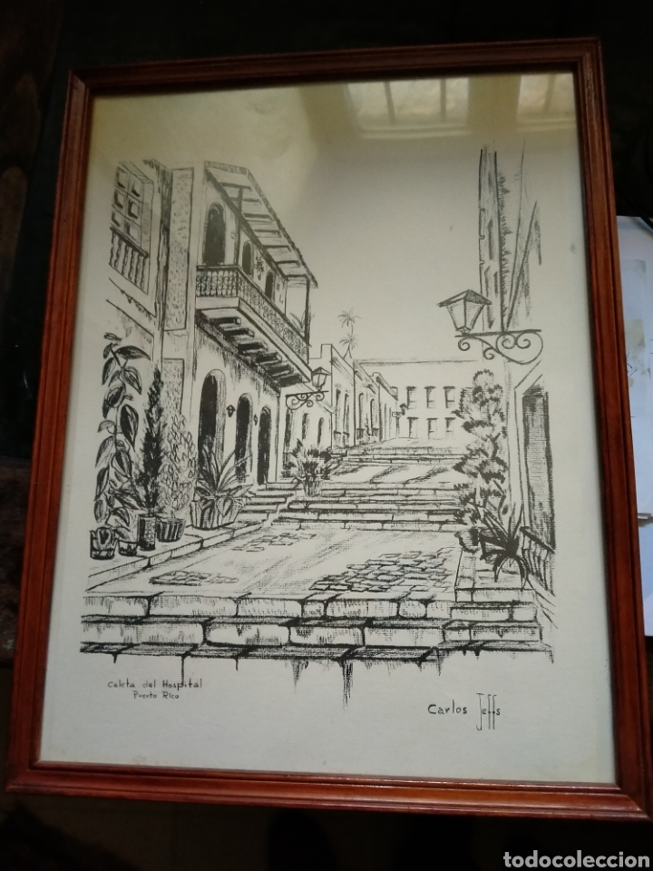 Kunst: Caleta del hospital.viejo San Juan de Puerto Rico