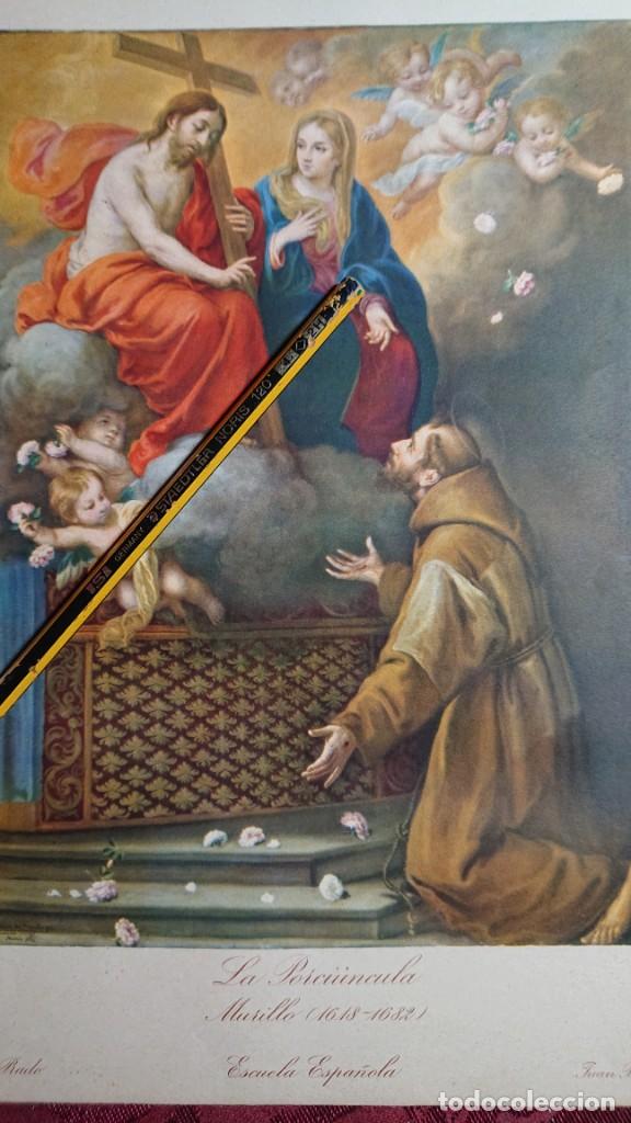 Kunst: HOJA LAMINA RELIGIOSA LA PORCI&Uuml;NCULA DE MURILLO