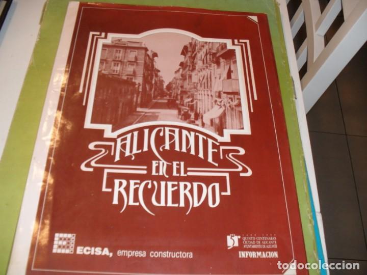 Art: coleccion 25 laminas,completa(?) alicante en el recuerdo,diario informacion,5&ordm; centenario alicante.