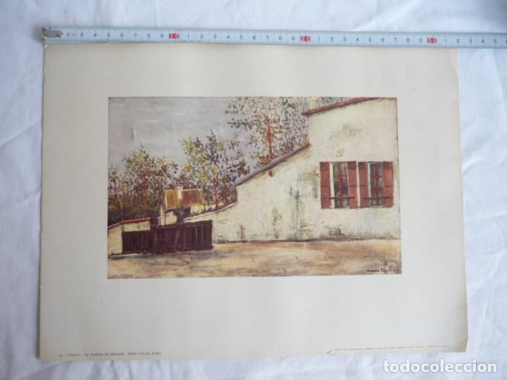 Arte: 2 l&aacute;minas del pinto Maurice Utrillo - Foto 2