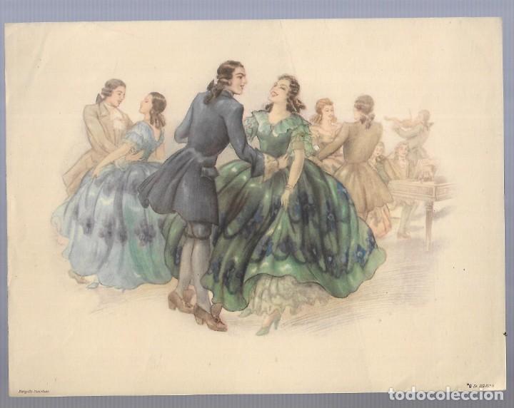 Art: ER5- LAMINA A COLOR DE BAILES DE BARGALLO BARCELONA SERIE 102 - 6