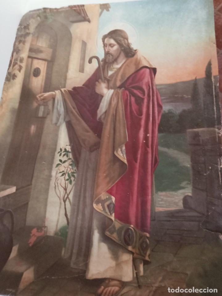 Kunst: Gran l&aacute;mina en cart&oacute;n de San Jos&eacute;