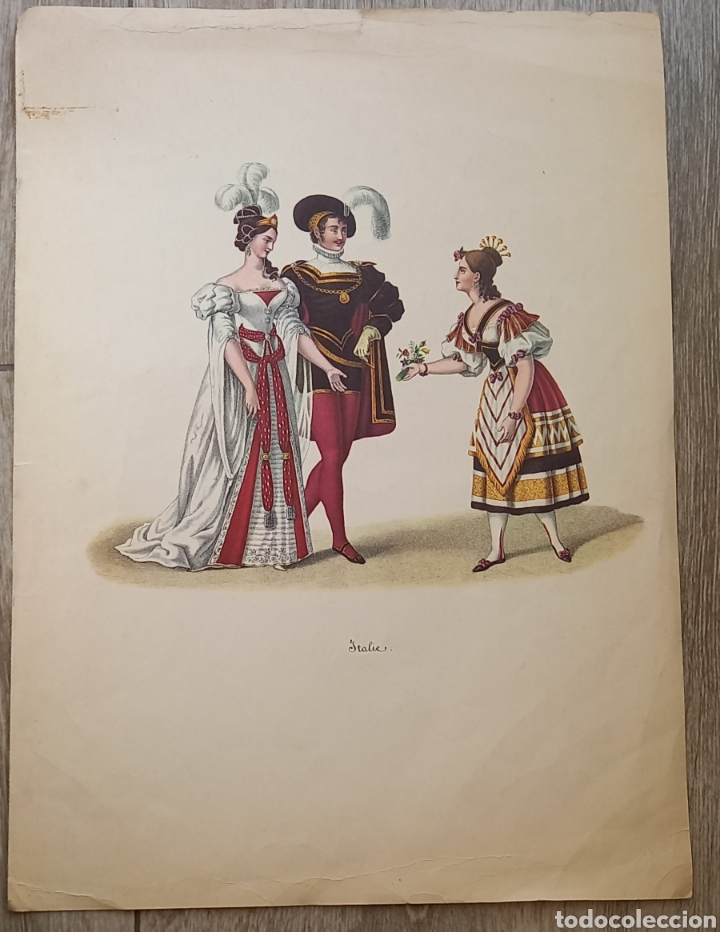 Arte: L&aacute;mina de &eacute;poca - Foto 1
