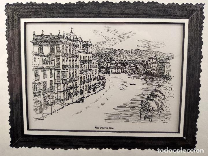 Arte: Puerta Real, Granada Present and Bygone de Calvert 1908, montaje - Foto 2