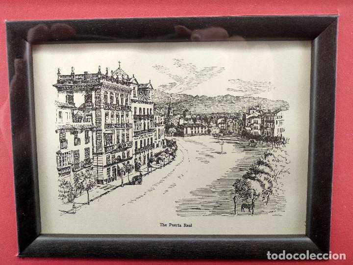 Arte: Puerta Real, Granada Present and Bygone de Calvert 1908, montaje - Foto 2