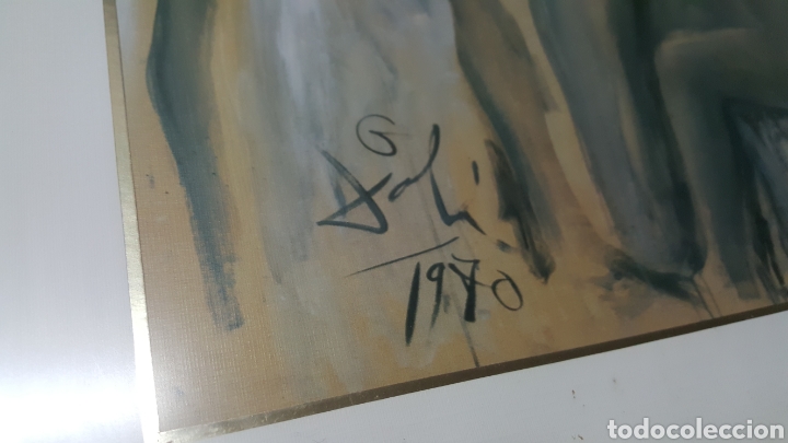 Arte: L&Aacute;MINA DE DAL&Iacute; ENMARCADA. - Foto 3