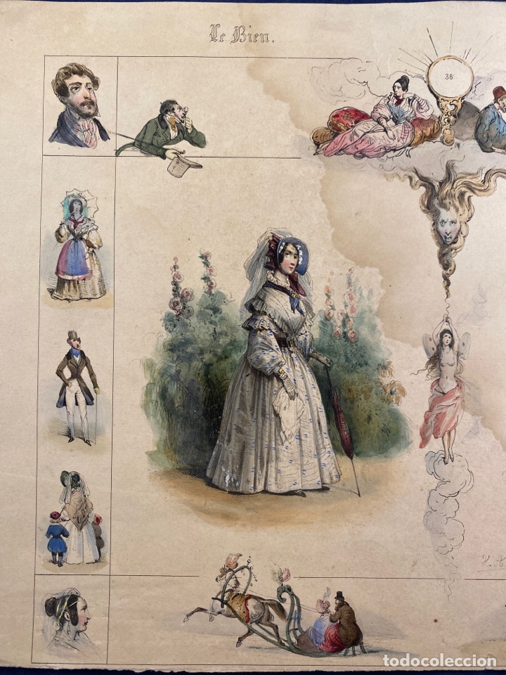 Arte: Antigua l&aacute;mina - Foto 2