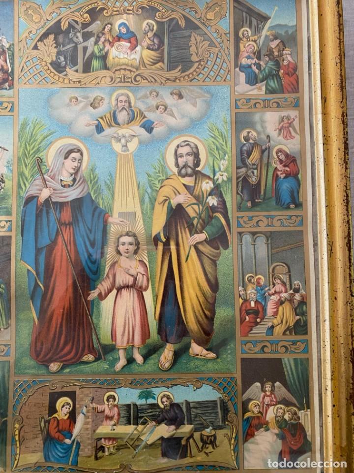 Art: LAMINA SAGRADA FAMILIA, ENMARCADA