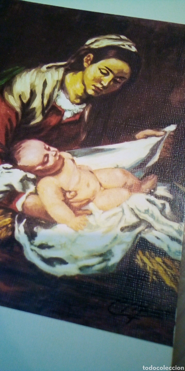 Art: POSTAL D&Iacute;PTICO NUEVO MADONA COPIA MURILLO PINTADO BOCA POR MORENO EDITORIAL ARTIS MUTIS