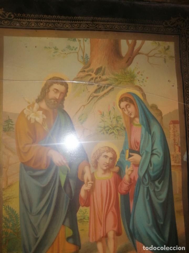 Arte: ANTIGUO CUADRO RELIGIOSO - Foto 8