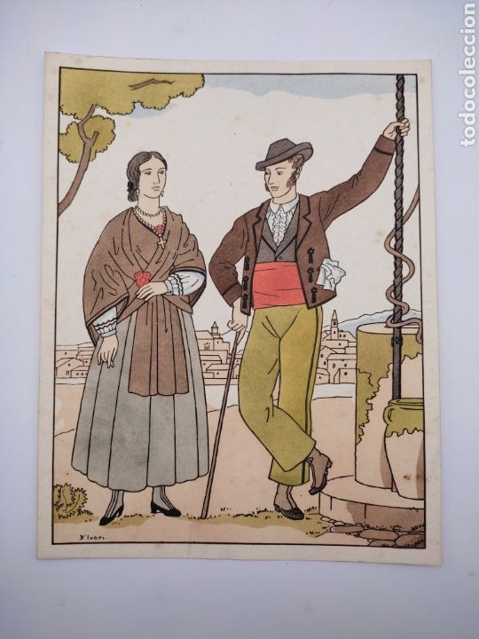 Arte: Lamina trajes de espa&ntilde;a Divori - Foto 1