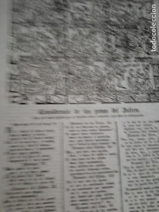 Art: Consideraci&oacute; de las penas del Infern.Gravat.