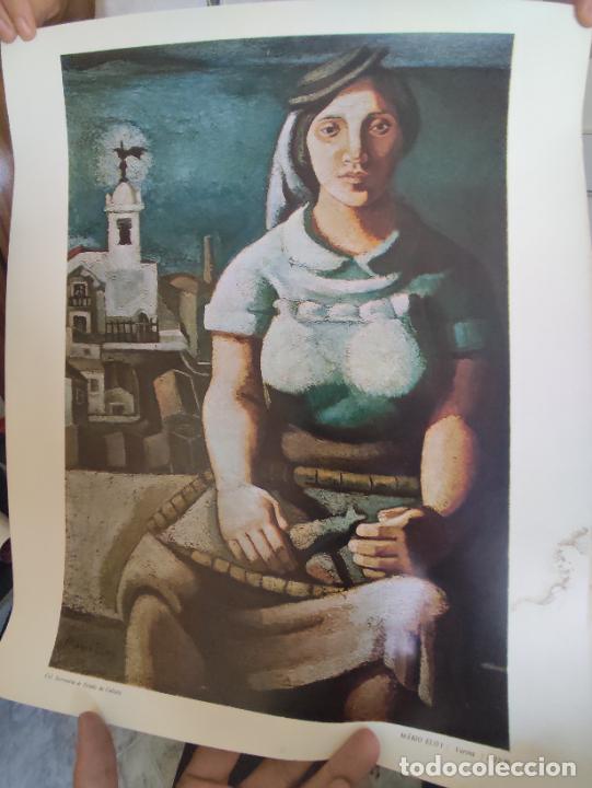 Art: MARIO ELOY COL SECRETARIA ESTADO CULTURA POSTER LAMINA 45 X 37,5 CM SOBADA MANCHADA