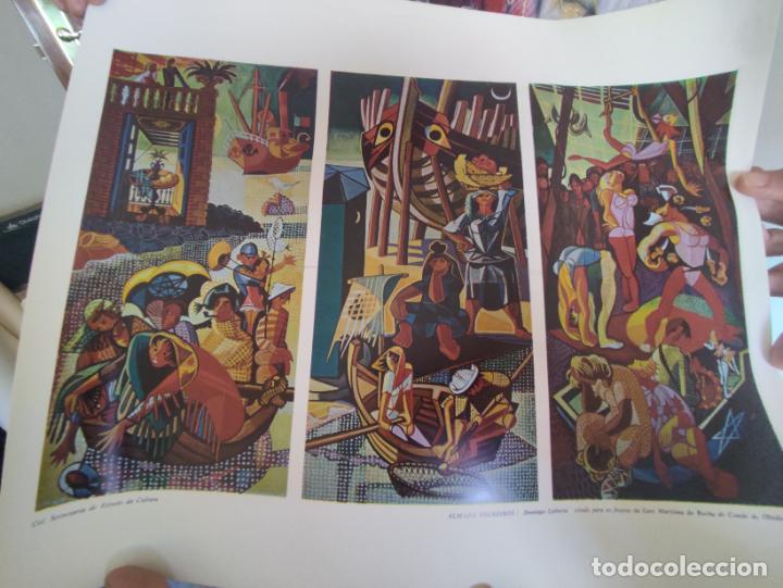 Art: ALMADA NEGREIROS DOMINGO LISBOETA SECRETARIA ESTADO CULTURA POSTER LAMINA 45 X 37,5 CM