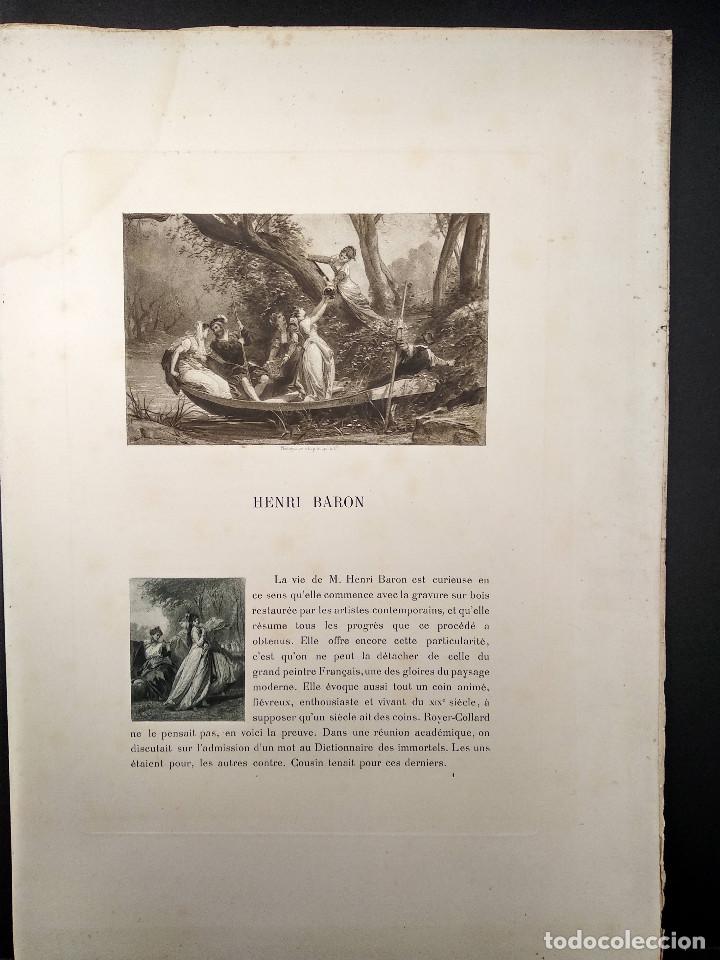 Art: Henri Baron, Soci&eacute;t&eacute; d'Aquarellistes fran&ccedil;ais 1883