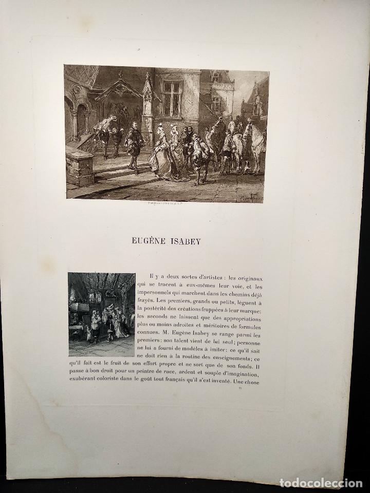 Kunst: Eugene Isabey, Soci&eacute;t&eacute; d'Aquarellistes fran&ccedil;ais 1883
