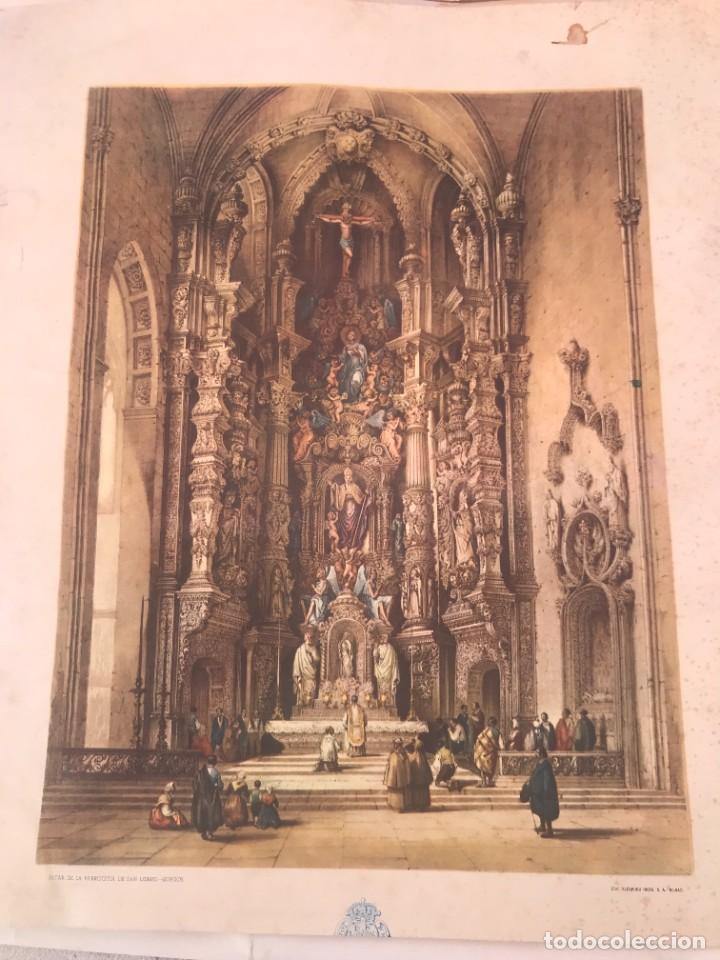 Kunst: 330- BURGOS - LAMINA ALTAR DE LA PARROQUIA DE SAN LESMES BURGOS - A&Ntilde;OS 1940/50