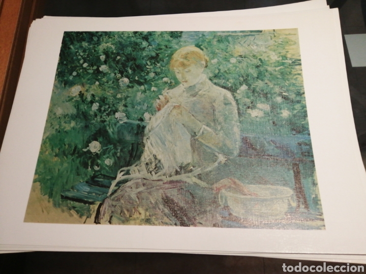 Kunst: MORISOT, ANTIGUA L&Aacute;MINA TEXTURIZADA, A&Ntilde;O 1972, LABORATORIOS CASEN. 40X30 CM