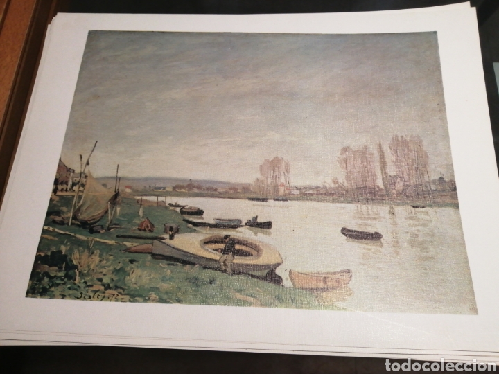 Kunst: SISLEY, SENA, ANTIGUA L&Aacute;MINA TEXTURIZADA, A&Ntilde;O 1975, LABORATORIOS MADE. 40X30 CM