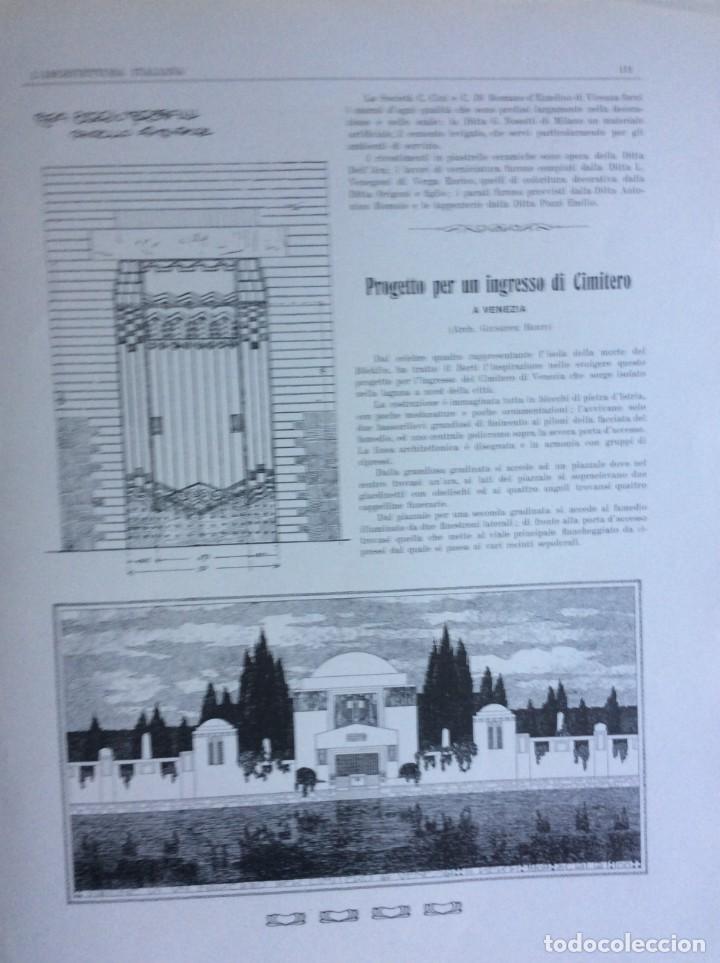 Art: L&acute;architettura italiana, 1914. Desplegado. Valor unit&aacute;rio: 0.95&euro;. Ejempl. 3