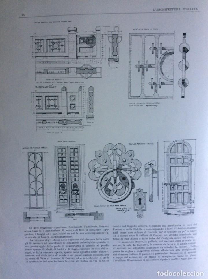Art: L&acute;architettura italiana, 1914. Desplegado. Valor unit&aacute;rio: 0.95&euro;. Ejempl. 5
