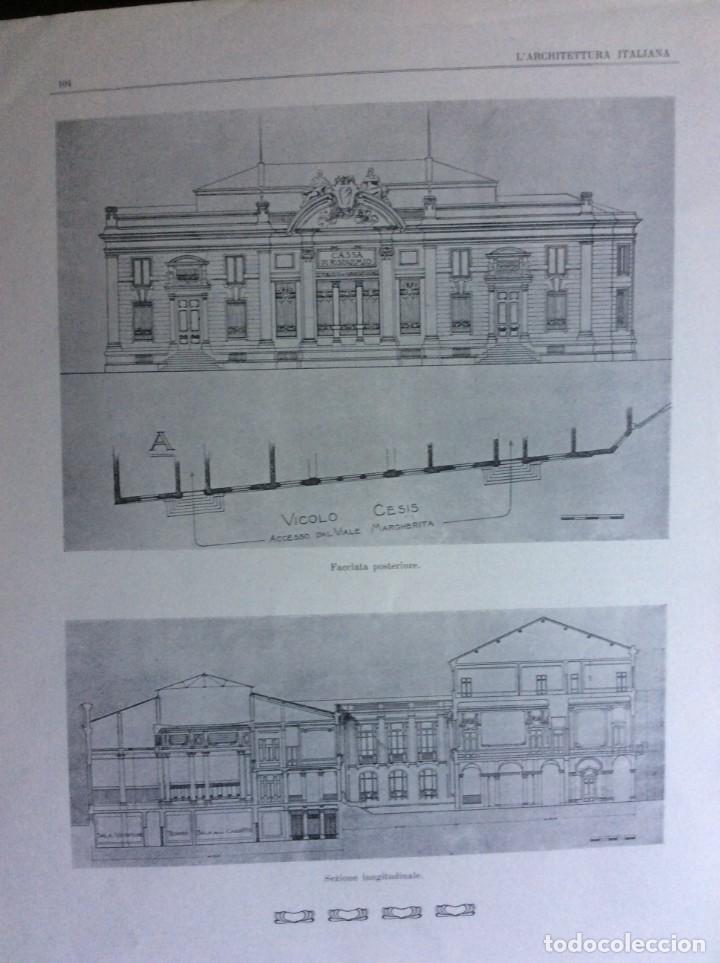 Art: L&acute;architettura italiana, 1914. Desplegado. Valor unit&aacute;rio: 0.95&euro;. Ejempl. 18