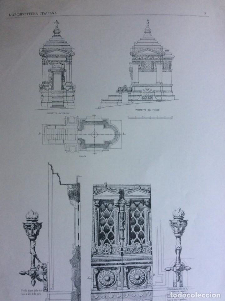 Art: L&acute;architettura italiana, 1914. Desplegado. Valor unit&aacute;rio: 0.95&euro;. Ejempl. 19