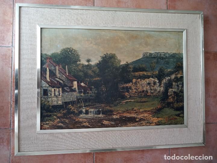 Art: PRECIOSO CUADRO DE G COURBET ENMARCADO REPRODUCION ?