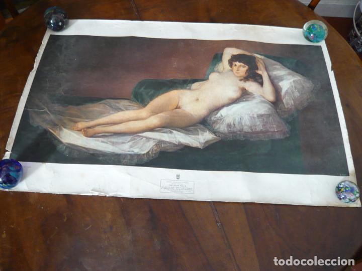 Arte: 83 cm - Maja desnuda de Francisco de Goya Ed. 1967 - Holanda alta calidad