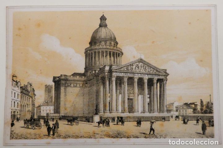 Art: Antigua lamina Le Phanteon 1858