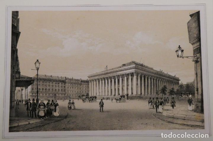 Arte: Antigua lamina Tribunal de Comerce - Foto 1