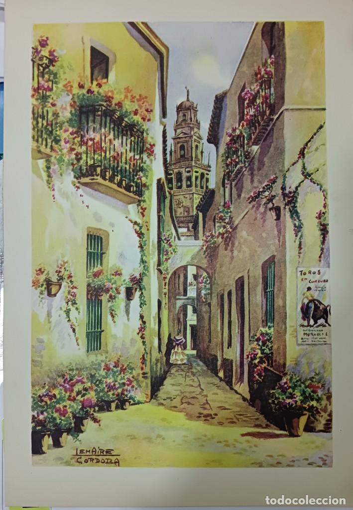 Kunst: Antigua l&aacute;mina ilustraci&oacute;n para enmarcar - Lemaire C&oacute;rdoba 32x22 cm
