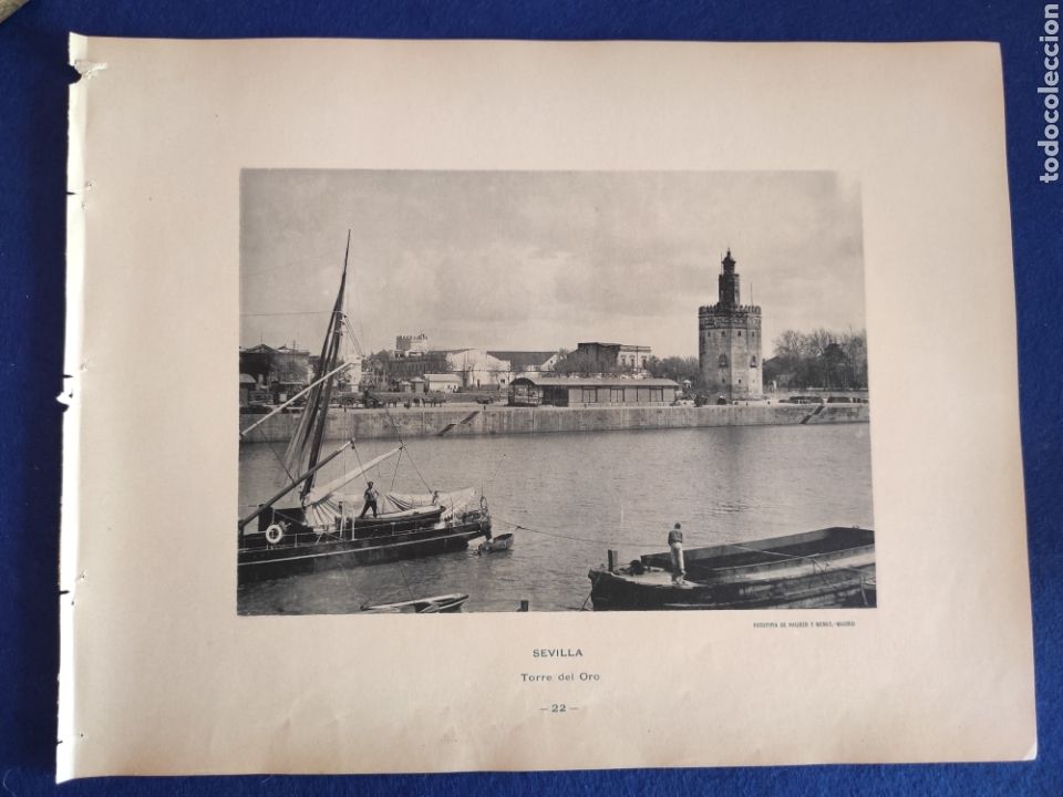 Kunst: SEVILLA. TORRE DEL ORO. FOTOTIPIA HAUSER Y MENET.