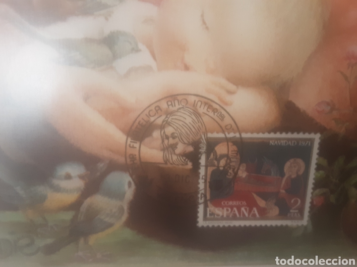 Arte: L&aacute;mina de FERRANDIS. La Virgen y el ni&ntilde;o - Foto 4