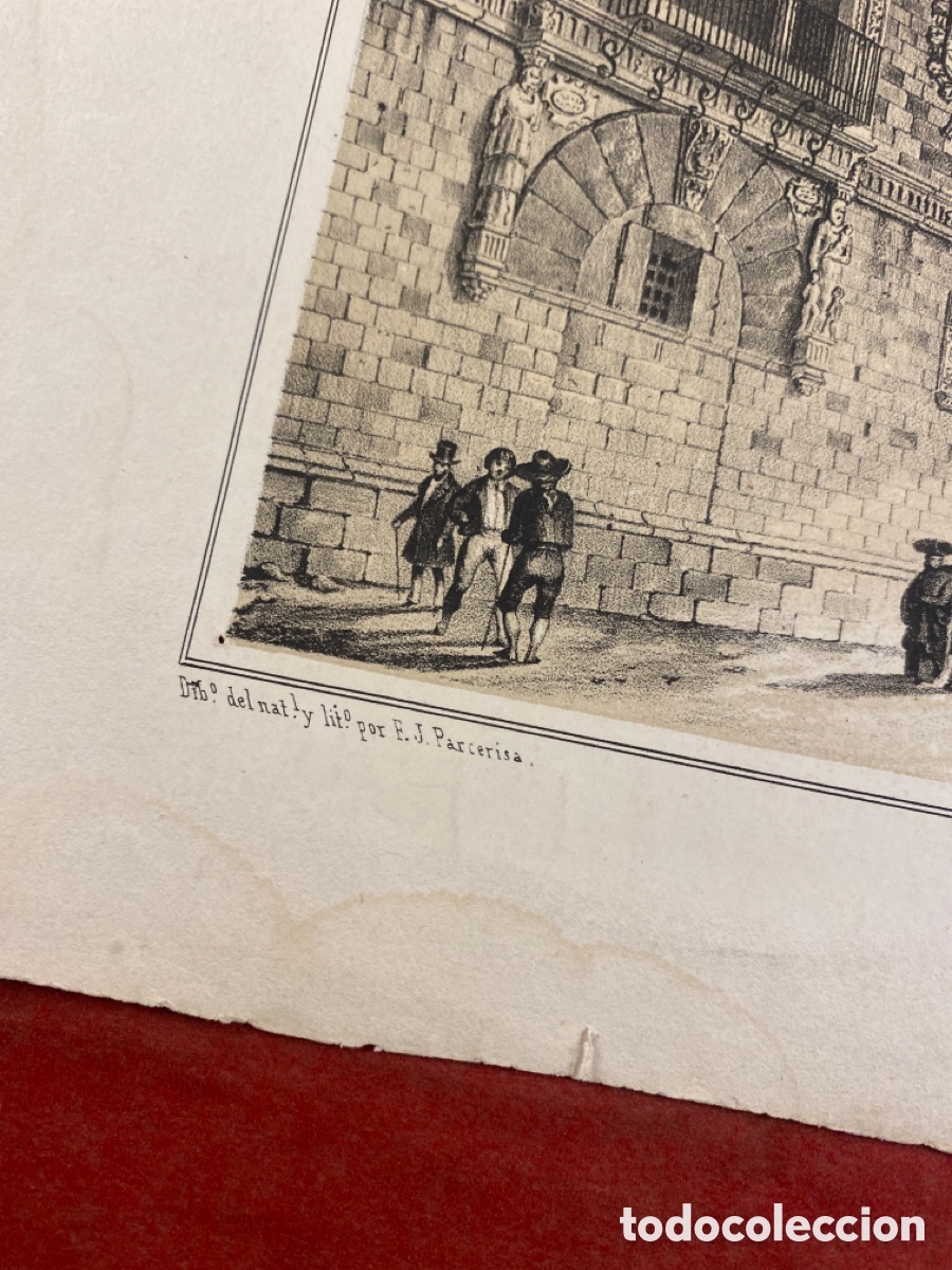 Arte: LITOGRAF&Iacute;A EXTERIOR DE LA C&Aacute;RCEL BAEZA - Foto 3