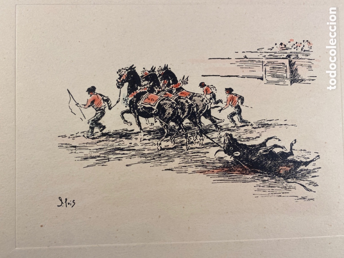 Arte: L&Aacute;MINA TOROS EL ARRASTRE - Foto 2