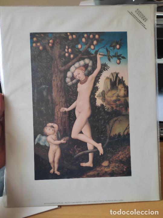 Kunst: CRANACH CUPIDO QUEJANDOSE A VENUS LAMINA 35 X 28 CM