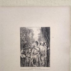 Arte: LA COMPAÑIA ITALIANA DE ANTOINE WATEAU, CATALOGO JEAN DE JULLIENNE GRAVEURS 1921, Nº 85. Lote 366228011