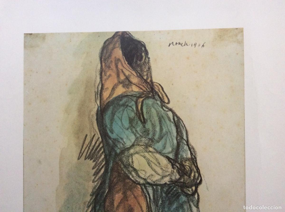 Arte: L&aacute;mina de Isidro Nonell 63cmx44cm. - Foto 2