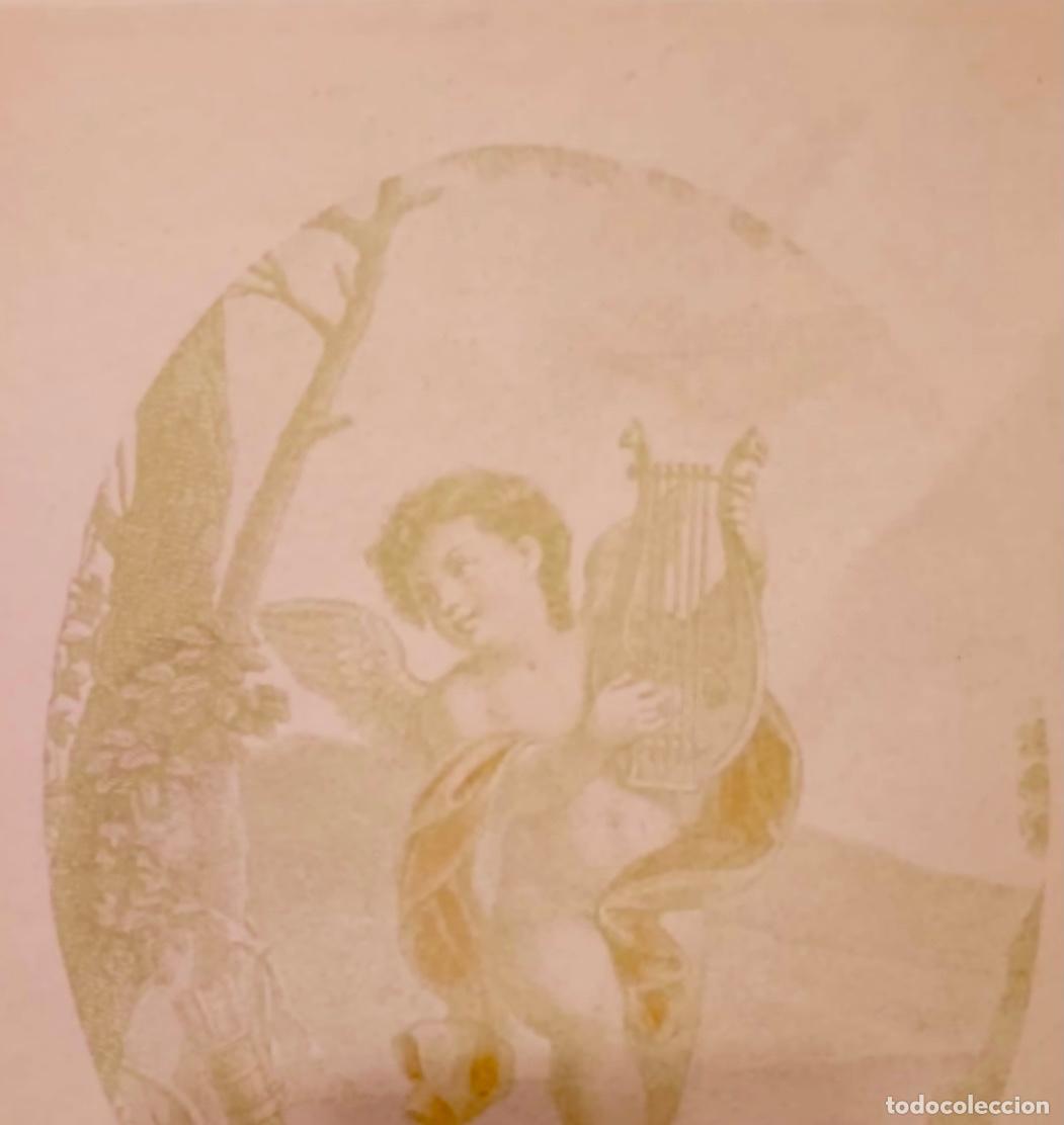 Arte: Angel con Lira, 45x38cm. - Foto 1