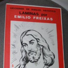 Arte: LECCIONES DE DIBUJO ARTÍSTICO : 6 LÁMINAS POR EMILIO FREIXAS ( SERIE 22) FIGURAS RELIGIOSAS