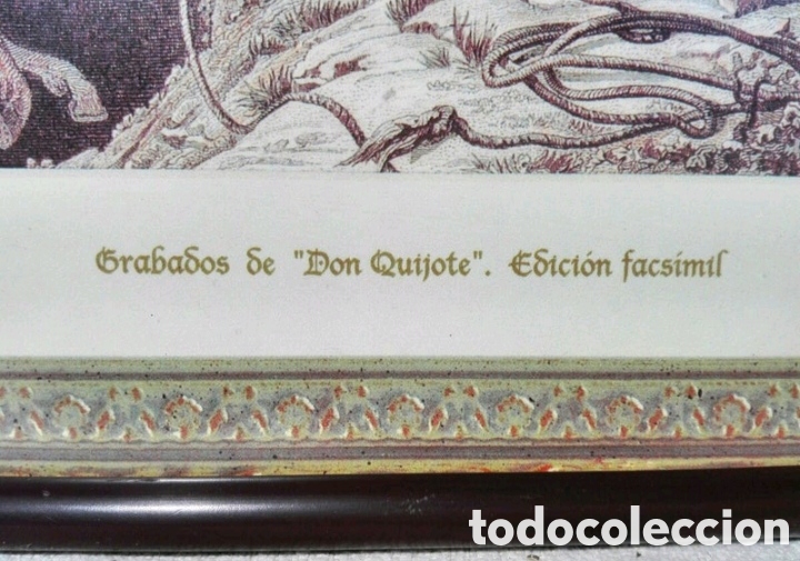 Arte: L&Aacute;MINA ENMARCADA DEL QUIJOTE - Foto 3