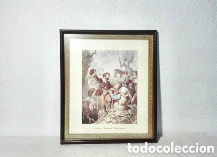 Arte: L&Aacute;MINA ENMARCADA DEL QUIJOTE - Foto 1
