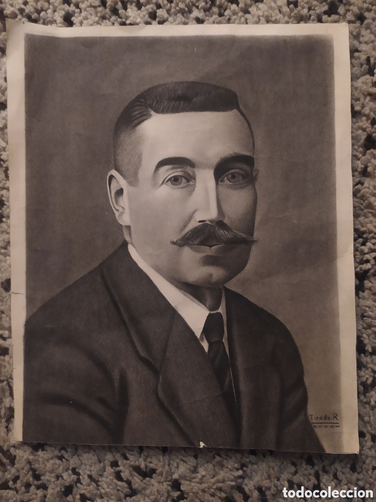 Arte: Retrato carboncillo - Foto 1