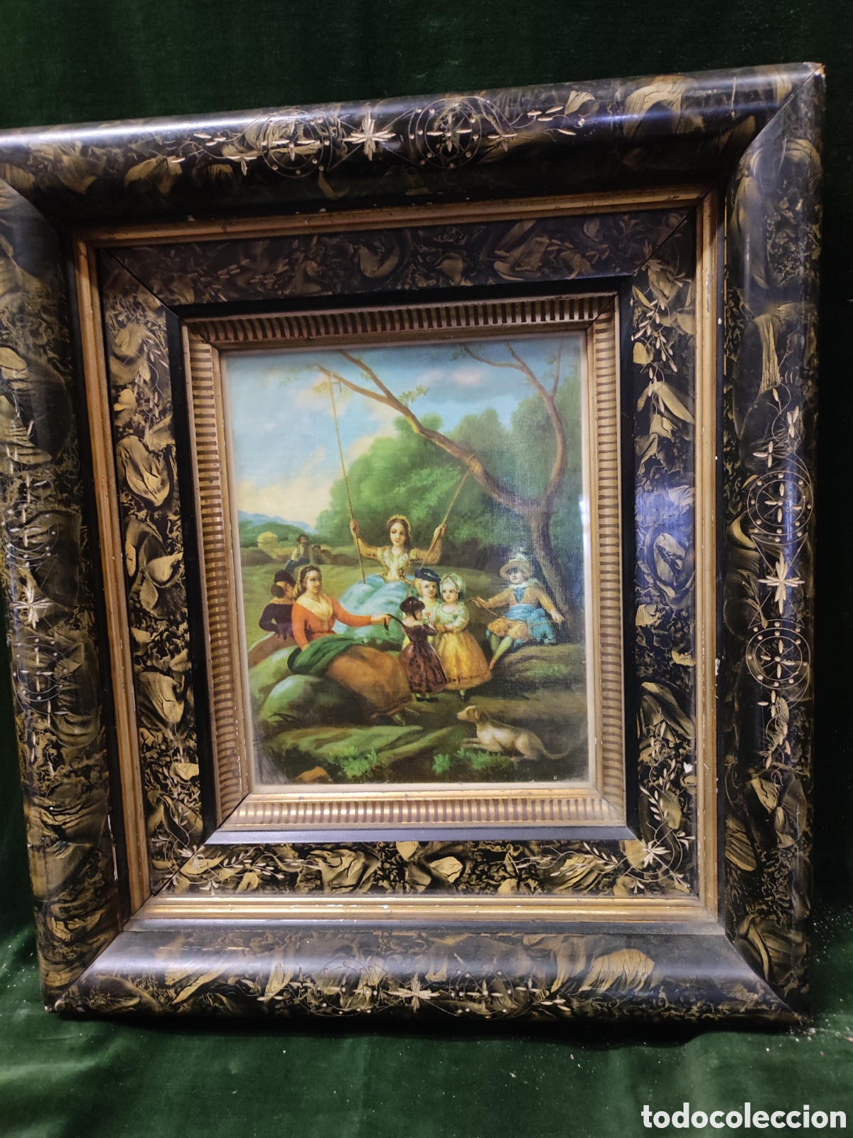 Arte: Lamina enmarcada antigua - Foto 1
