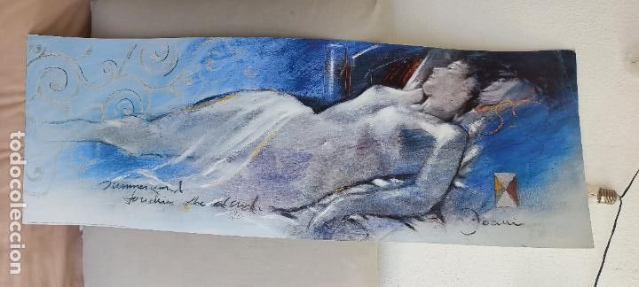 Kunst: LAMINA. 100 x 35 cm. DESNUDO DE MUJER. DESNUDO AZUL. JOANI. JL 1006. TOUCHING BLUE. EUROGRAPHICS