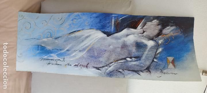 Kunst: LAMINA. 100 x 35 cm. DESNUDO DE MUJER. DESNUDO AZUL. JOANI. JL 1006. TOUCHING BLUE. EUROGRAPHICS