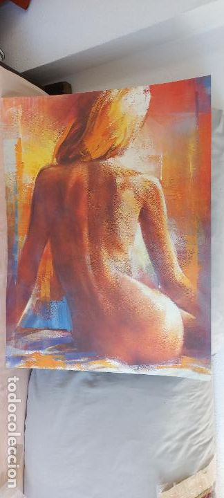Kunst: LAMINA. 80 x 60 cm. DESNUDO DE ESPALDAS, ALAIN DUMAS NU DE DOS I. WIZARD I GENIUS IDEALDECOR. POSTER