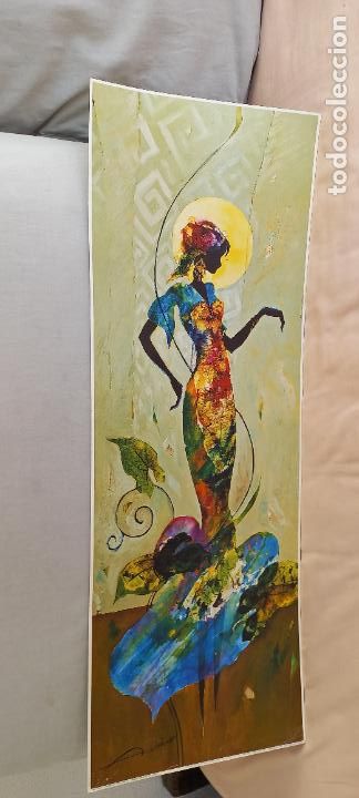 Kunst: LAMINA. 70 x 25 cm. AFRICAN DREAMS 3. ABDEL WAHAB M. NOUR. AN 4312 POSTER