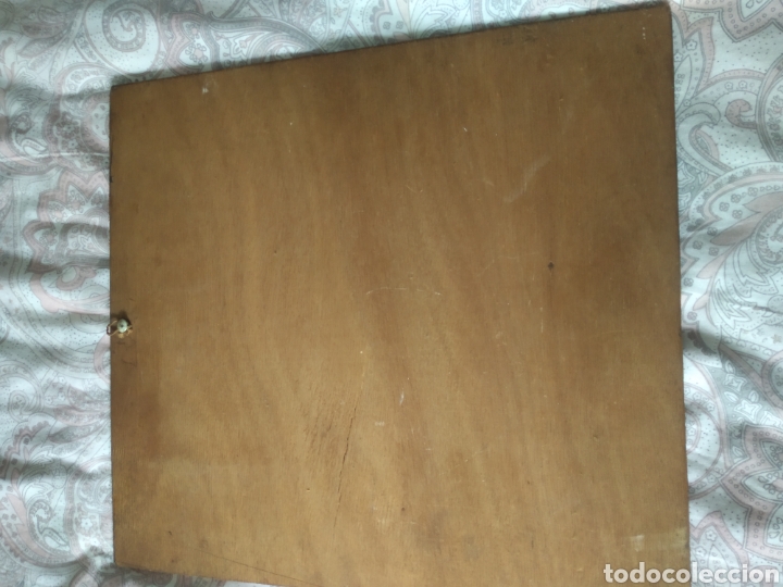 Arte: Antigua l&aacute;mina sobre tabla - Foto 4